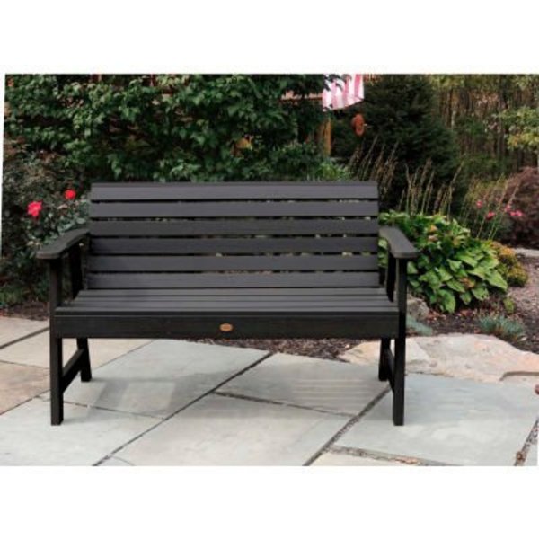 Highwood Usa Highwood® Weatherly 5' Outdoor Bench, Black AD-BENW3-BKE